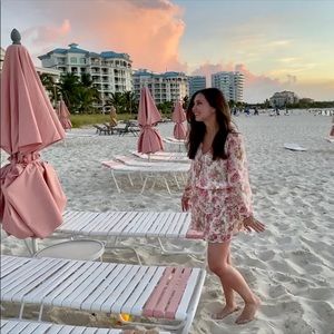 Loveshackfancy Popover Dress Blushing Rose size XS